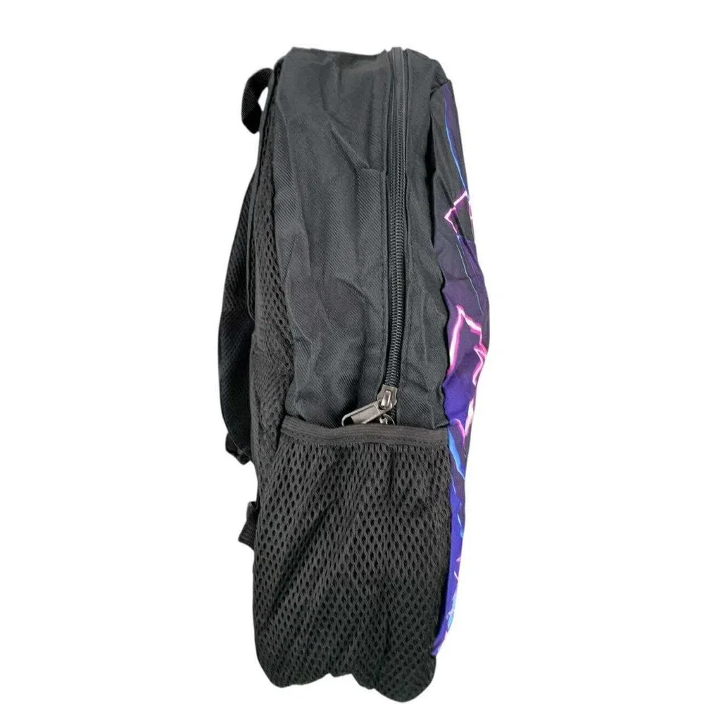 Fortnite Raven Backpack Black Purple Graphic School Travel‎ BRAND NEW